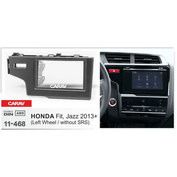 

CARAV 11-468 Double Din Fascia For HONDA Fit Jazz Left Wheel wiRadio DVD Stereo Panel Dash Mounting Installation Trim