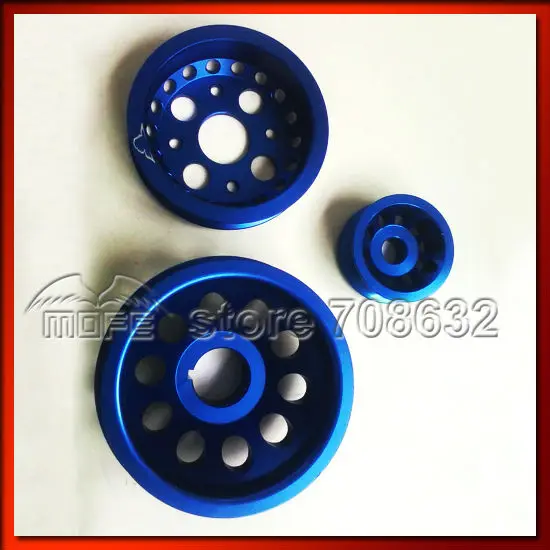 Кривошипный шкив для фэрледи Z33 350Z VQ35DE 02 06 синий|crank pulley|pulley crankz33 350z |
