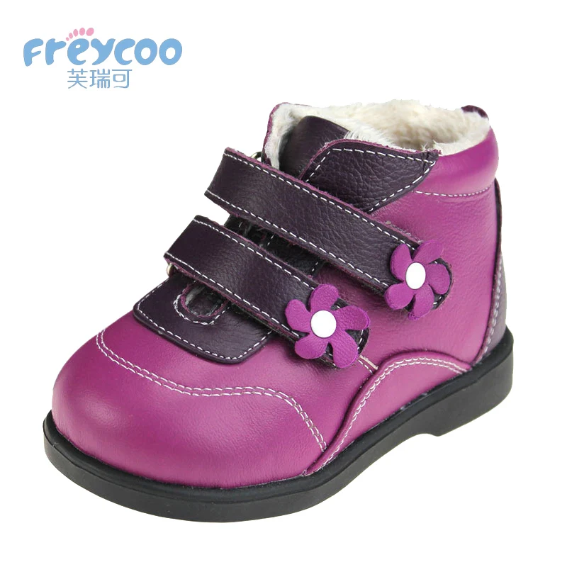 

Freycoo 2018 New Fashion Winter Baby Kids Shoes For Girls Boys Children Cotton-padded Velvet Warm Shoes 8011