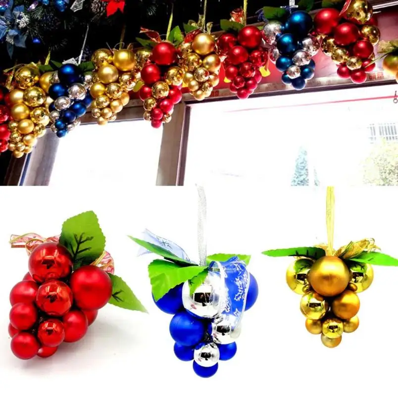 grape christmas ornaments christmas decorations for home tree grape christmas ornaments christmas decorations for home tree hanging diy new year gift navidad party diy xmas decor