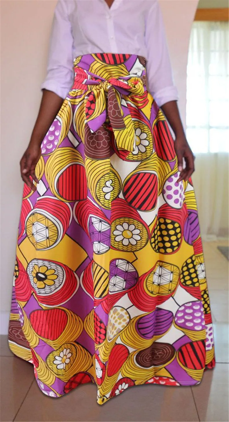 Африканские юбки для женщин, африканская одежда с принтом Aso Oke, нигерийская индонезийская одежда, традиционная модная одежда размера плюс, юбка 5XL
