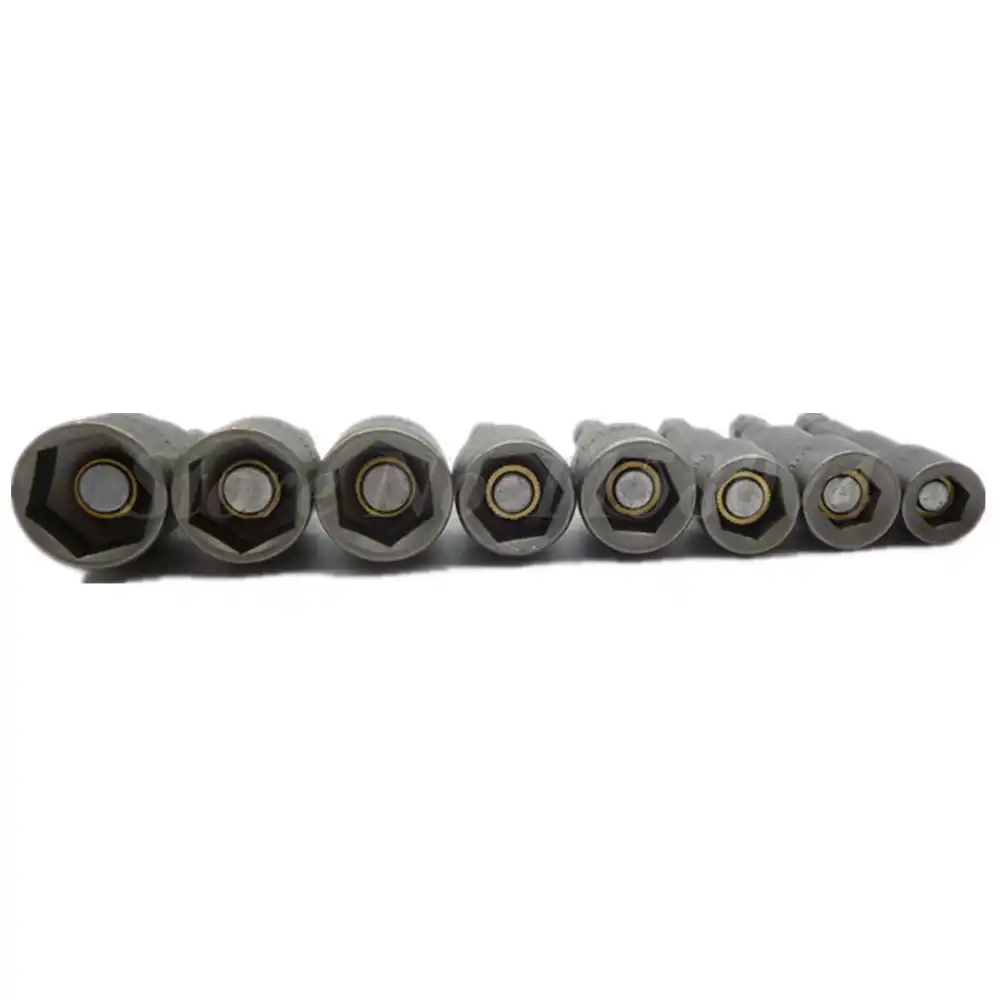 8pc 1//4/" Hex Magnetic Nut Driver Socket Metric Impact Drill Bit Set 6mm to 13mm