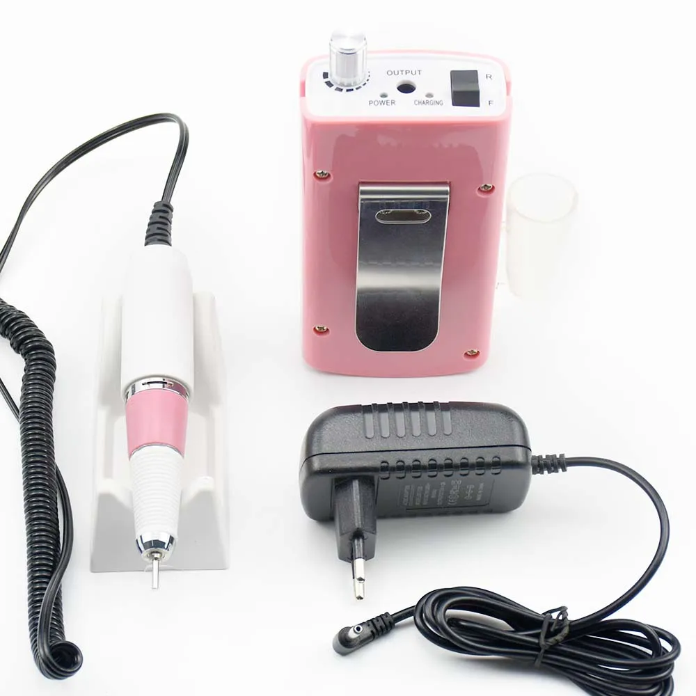 

Rechargeable 18W 30000RPM Electric Nail Art Drill Manicure Machine Pedicure Nail Equipment Manicure Pedicure Files Tools