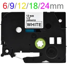 Многоцветная лента для этикеток Tze231, совместимая с принтером Brother P Touch, Tze ленты Tze-231 tze 231 Tze tz231 tze131 tze241 tze221 141