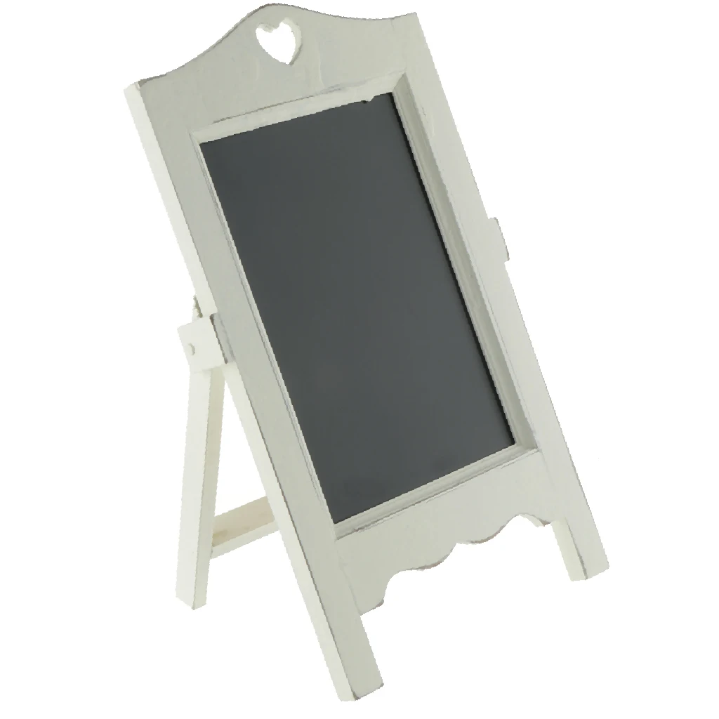 Mini Wooden Blackboard Chalkboard with Stand Wedding Party Dinner Table Decor Tags