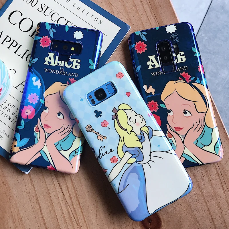 Для samsung S9 плюс Симпатичные Алиса в стране чудес чехол для S8 S8plus Примечание 8 Note9