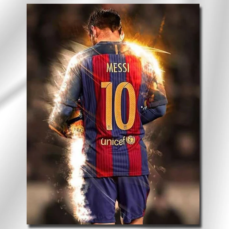 

ajax 2019 2020 Diamond Painting leo messi ajax Cross Stitch Crystal Needlework Diamond Embroidery football player