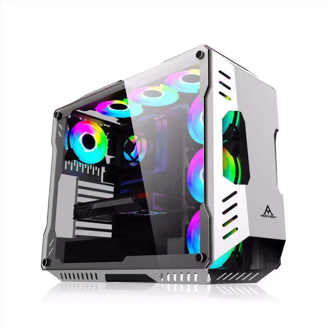 Compare Blackrock Tower Pandora E-sports Computer Desktop Computer Split-type Water-cooled Air-cooled ATX Board Game Chassis