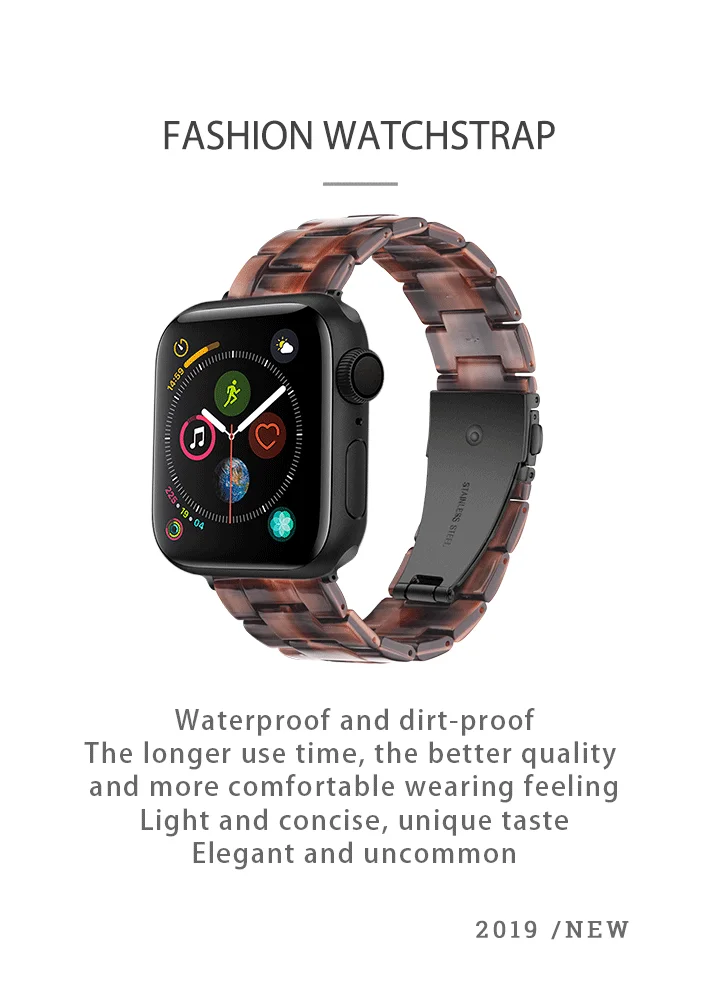 Спортивная петля ремешок для apple watch band 42 мм 38 мм apple watch 4 3 iwatch band 44 мм 40 мм серия 4 3 2 1 полимерный ремешок для часов