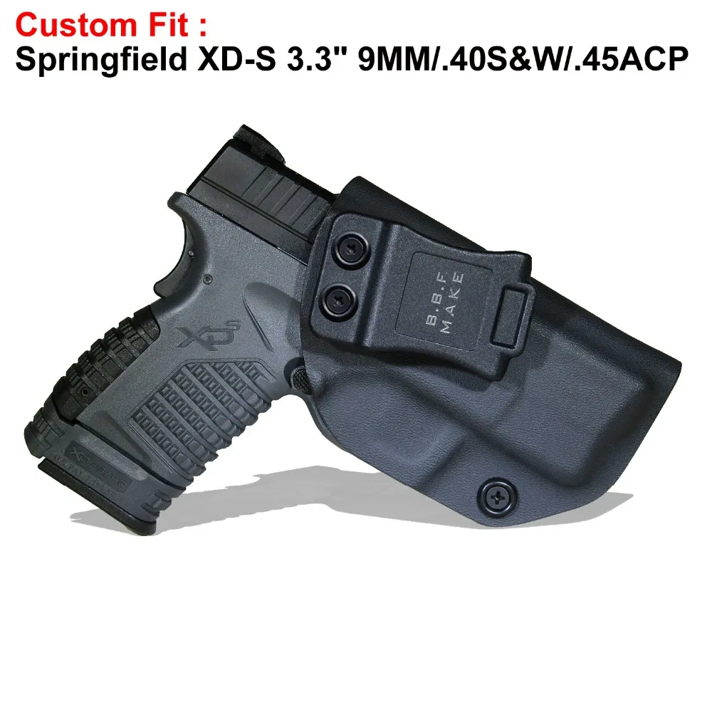 B.B.F Make IWB KYDEX Holster Fits SpringField XD S 3.3" 9mm/.40S&W