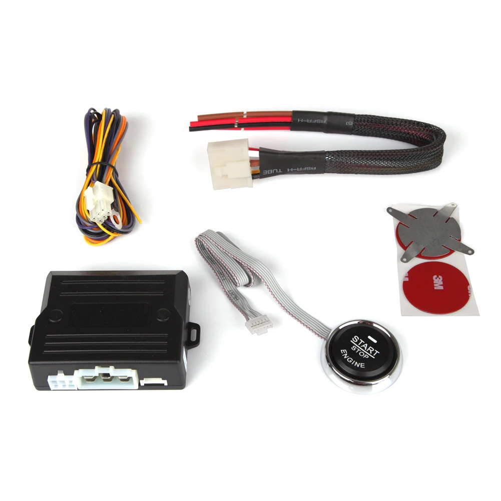 Car Security System Keyless Car Engine Push Start Button One Key Start Accessaries New Auto Replacement Parts Car Security System Keyless Car Engine Push Start Button One Key Start Accessaries New Auto Replacement Parts