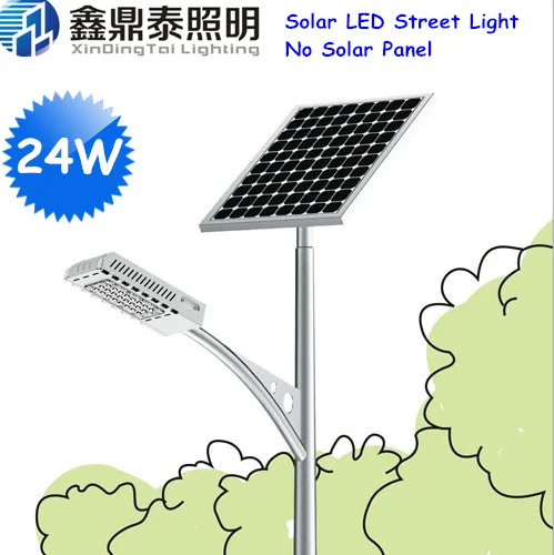 New LED street light 24w DC12V with intelligent PWM dimming solar controlle for solar energy power supply street lighting system