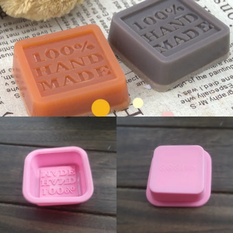 

1PC Home Practical DIY Silicone Cake Molds Soap Shaped Making Mould Rectangle Stand Hand Made Baking Tool