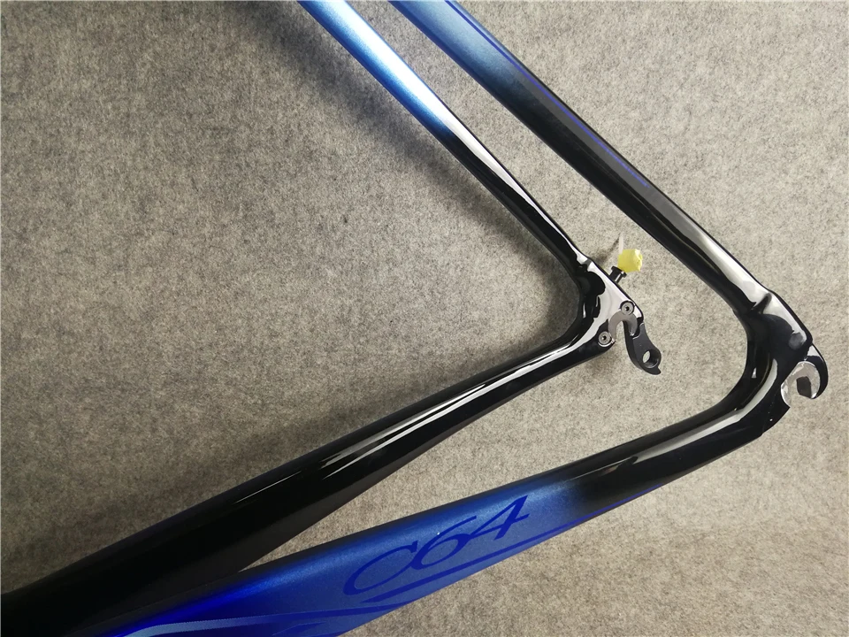 Colnago C64 art decor blue black glossy frame BDBL frame BB386