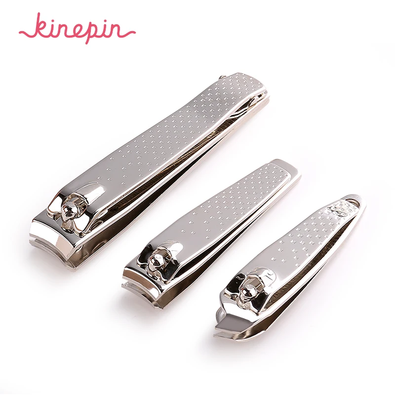 

KINEPIN 3PCS/Set Nail Tools Kit Professional Nail Clipper Cutter Set High Quality Carbon Steel Cuticle Nipper Manicure Tools Set