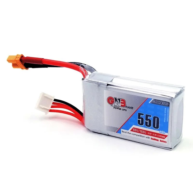 Gaoneng GNB 11,1 V 550mAh 80/160C 3S Lipo аккумулятор Перезаряжаемый XT30 разъем для lizzard95 FPV Racer Quadcopter