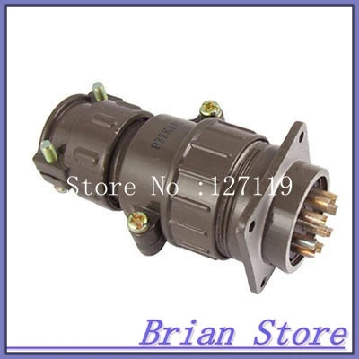 

Unshielded Type 10 Pins Aviation Circular Connector Adapter Gray