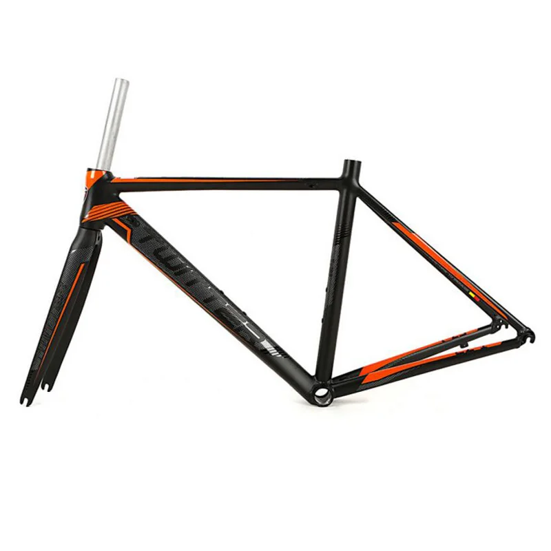 

Road Bike Frame 700C Wheel Racing bicycle frame Aluminium alloy road Frame 46/48/50/52CM+carbon Fork
