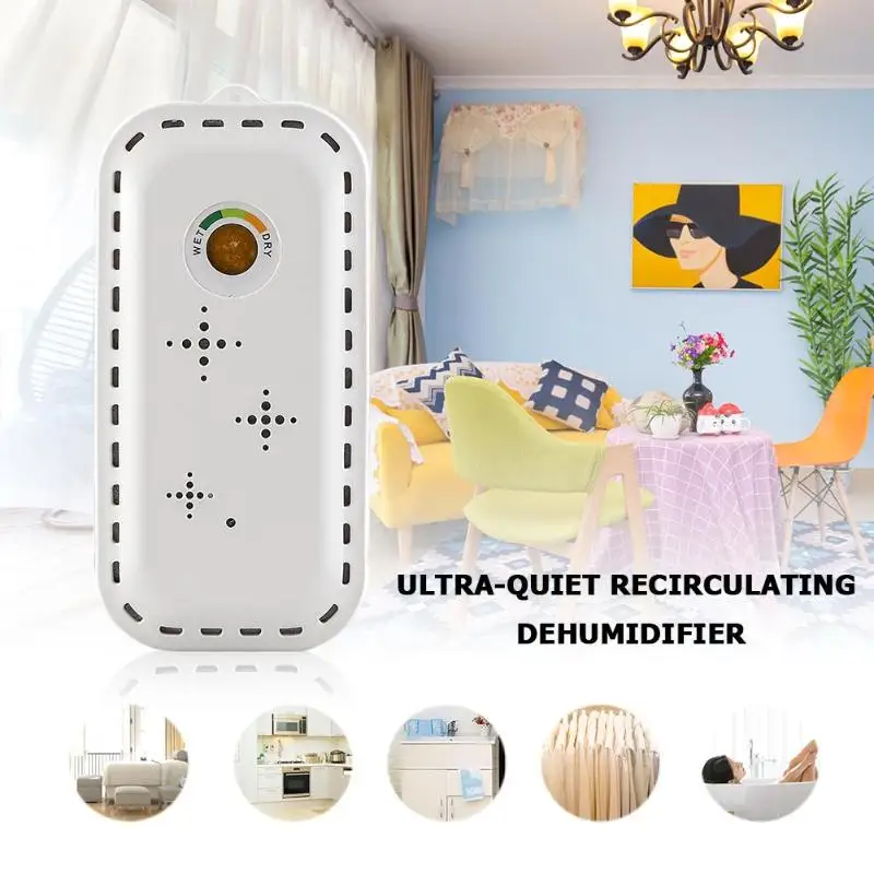 

20W 130ml Home Mini Portable Dehumidifier Electric Air Dryer Machine Water Intelligent Moisture Absorb Dehumidifier