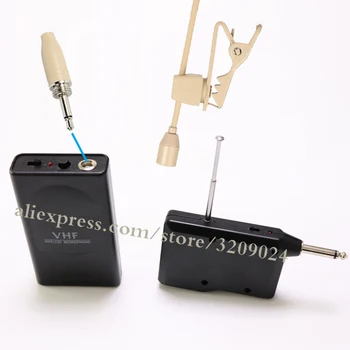 

One Set Wireless Tour Guide System Wireless Microphone Transmitter Receiver Skin Lavalier Microphone
