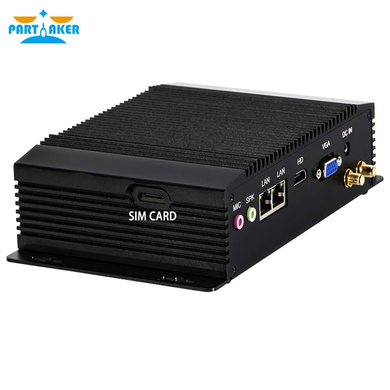 Dual LAN Mini PC Windows 7 Fanless Mini PC Celeron J1900 Pentium N3520 N2920 RS485 COM USB WIFI industrial PC Desktop Computer 6