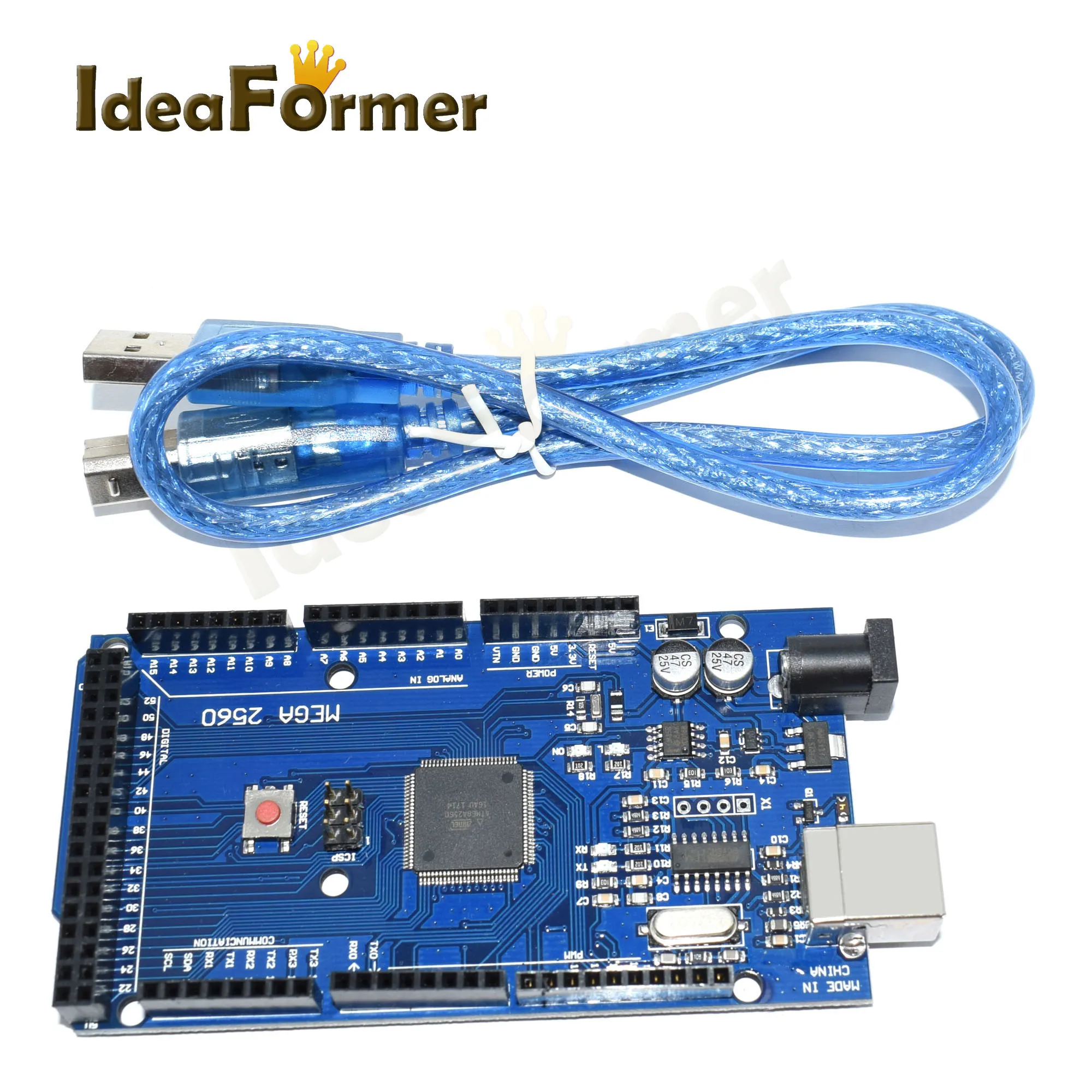 

Mega 2560 Improved version R3 REV3 ATmega2560-16AU/CH340G Board +USB Cable for 3D Printer