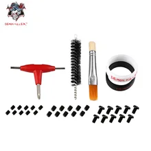 Набор для ухода за демоном, с винтами из нержавеющей стали, шестигранный Набор торцевых головок и крестовым винтом с круглой головкой, подходит для RDA Ecig