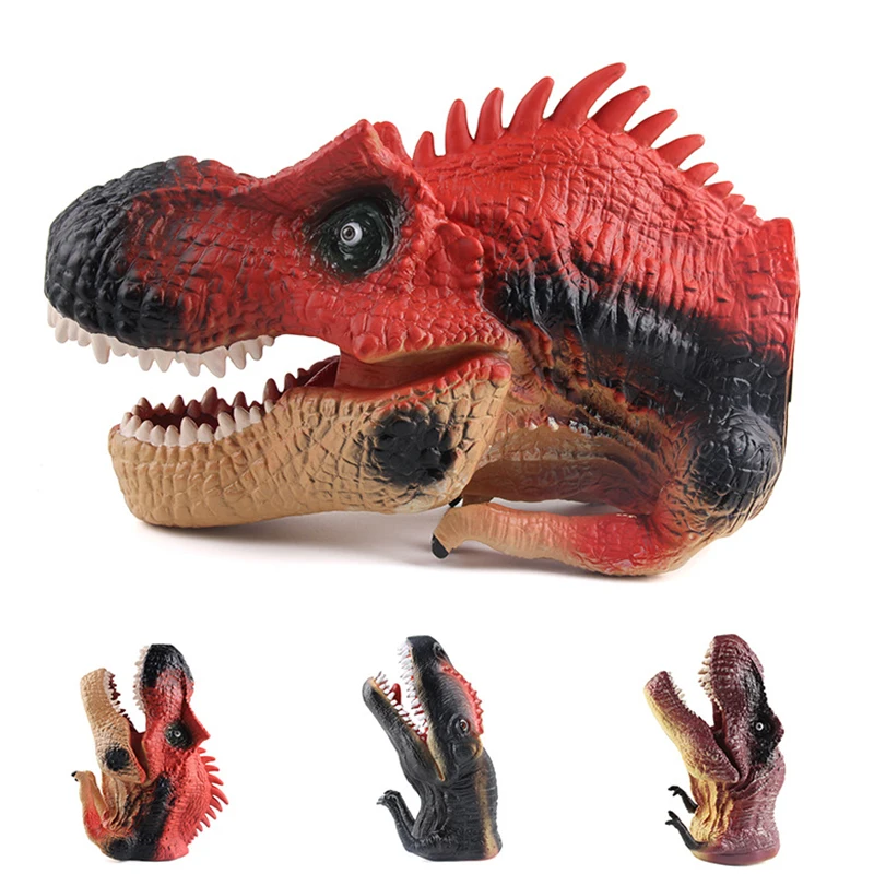 simulation plastic dinosaur puppet toy Soft Vinyl PVC Dinosaur Animal