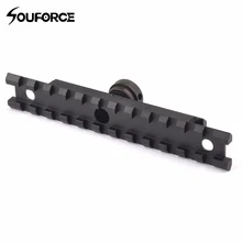 Тактический маленький рельсовый область охвата 12 слотов для M4/M16 Fit 20 мм Пикатинни Вивер крепление рельсового прицела база для охотничьих аксессуаров