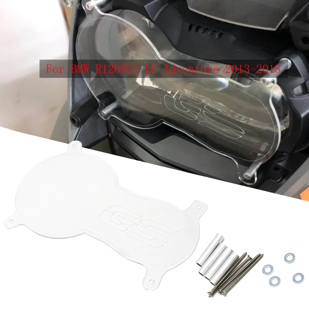 

For BMW R1200GS Grille Headlight Protector Guard Lense Cover Fit For BMW R 1200 GS LC ADV 13-18 Acrylic Motorcycle Accessories