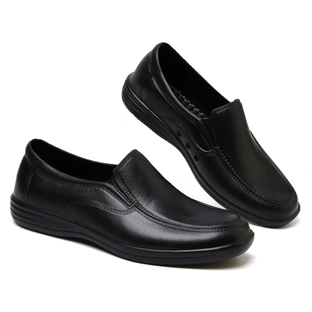 black anti slip shoes