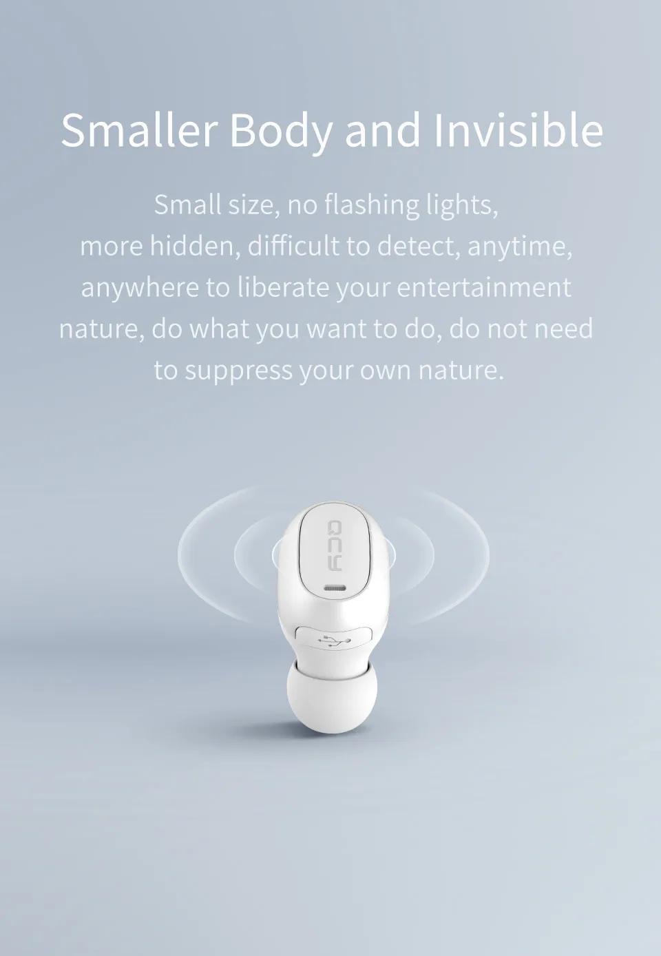 Блютуз гарнітура QCY qm1, Bluetooth-гарнітура, навушник