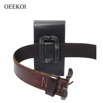 

OEEKOI Belt Clip PU Leather Waist Holder Flip Cover Pouch Case for Philips E162/E517/Xenium E125/E168/W3568/X2300/X333