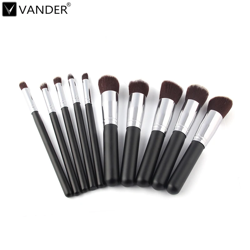 Vander 10pcs/3Color Makeup Brushes Set Cosmetic Brush Set Soft Powder