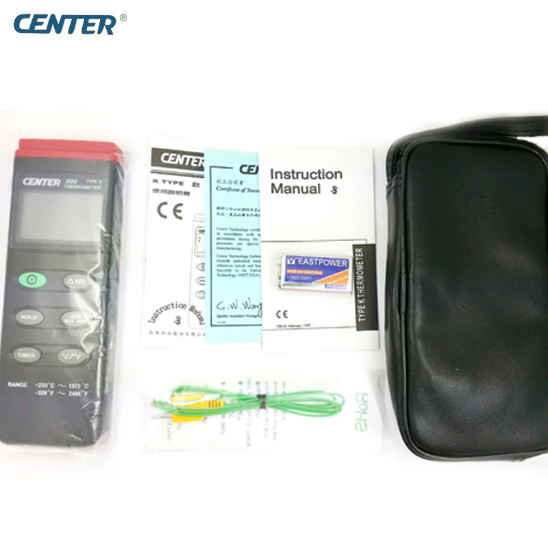 

CENTER-300 PC Interface Industrial Thermocouple Thermometer