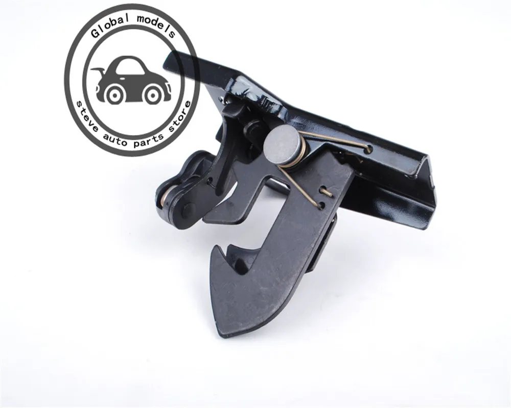 Hood Latch Hood Safety Hook Latch Kit Handle Spring for Mercedes Benz