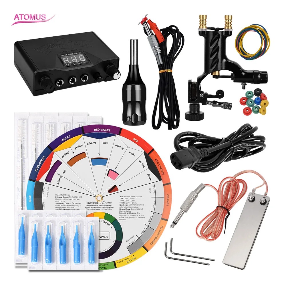 

Rotary Tattoo Machine Kits Tattoo Profesional Rotary Tatouage Professionnel Set Tatuajes Tatuaje Tatuar Tatuagens Permanent Kit