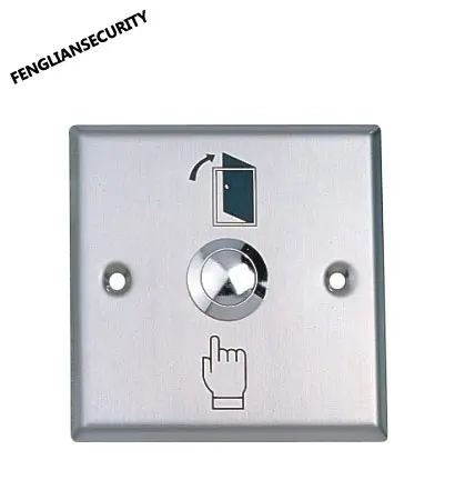 

Free Shipping,exit button for Access control ,Stainless Steel ,Dimensions: 86X86 mm, Wholesale,SN:5C0003 min:1pcs