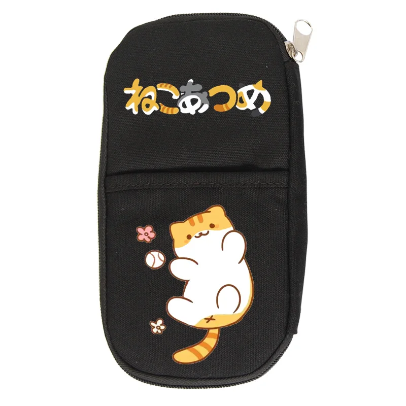 Neko Atsume Кот задний двор аниме для мальчиков и девочек кошелек футляр школьные