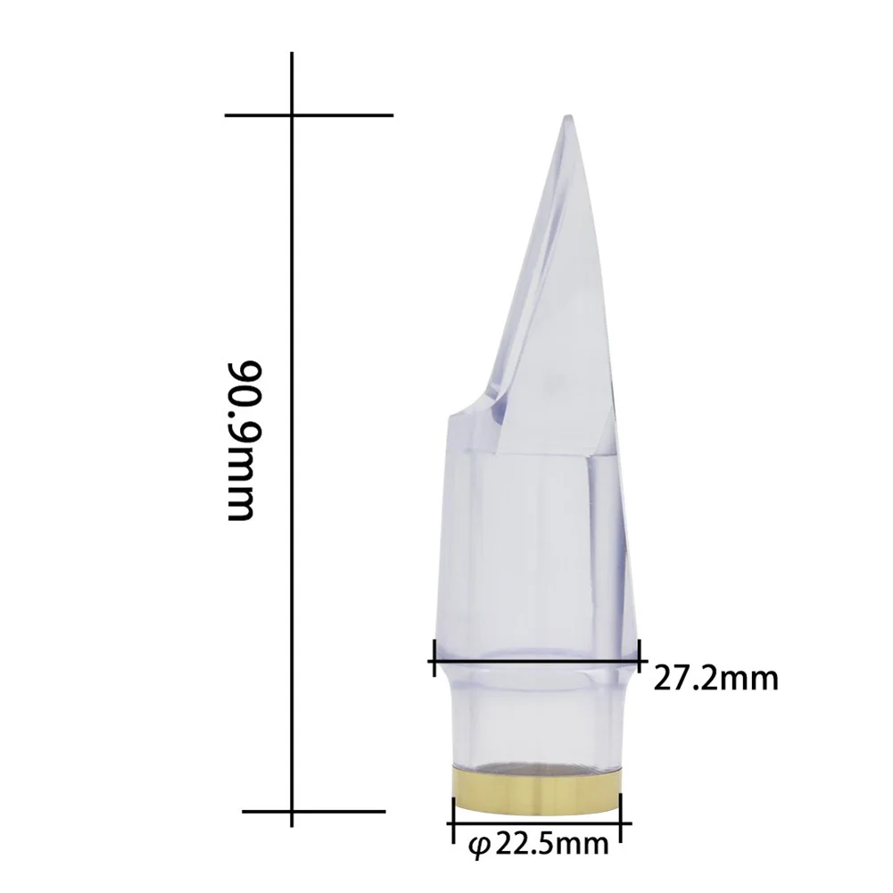 Профессиональный Саксофон-альт мундштук для саксофона воспроизведения музыки прозрачный альт саксофон мундштук для саксофона запчасти
