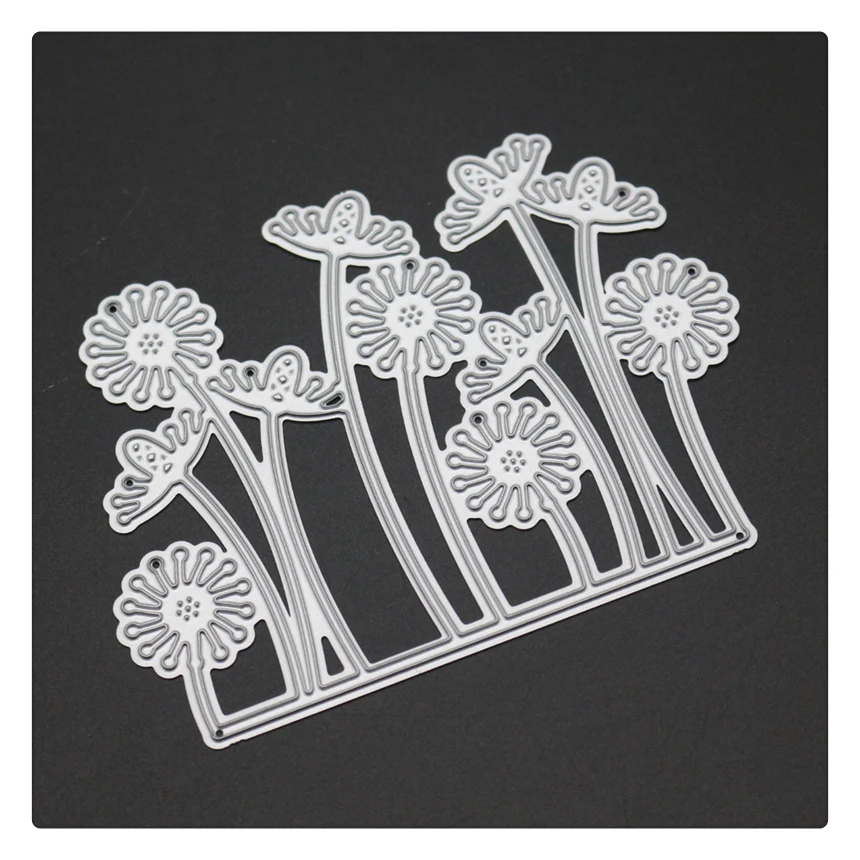

1745 Dandelion FlowerScrapbook Metal Cutting Dies For Scrapbooking Stencils DIY Album Cards Decoration Embossing Folder Die Cuts