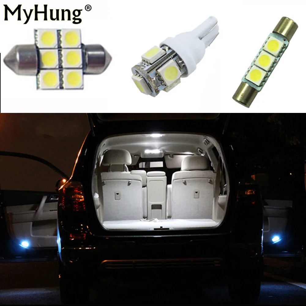 8pcs A Lot For MAZDA Cx 5 Cx5 CX 5 LED Reading Lights Interior Dome Lamp Rear Lights License