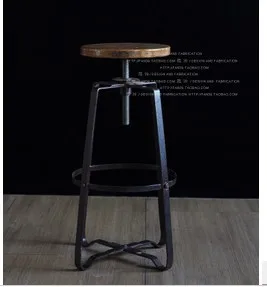 Vintage French Industrial Design Iron Chair rotating lift bar stool ... Vintage French Industrial Design Iron Chair rotating lift bar stool ...