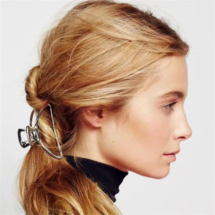 Online Wanita Besar Rambut Cakar Klem Rambut Kecil Klip Butterfly Cakar Klem Aksesoris 8.16