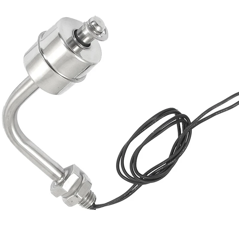

Right Angle Liquid Water Level Float Switch Water Level Sensor Stainless Steel For Aquarium New