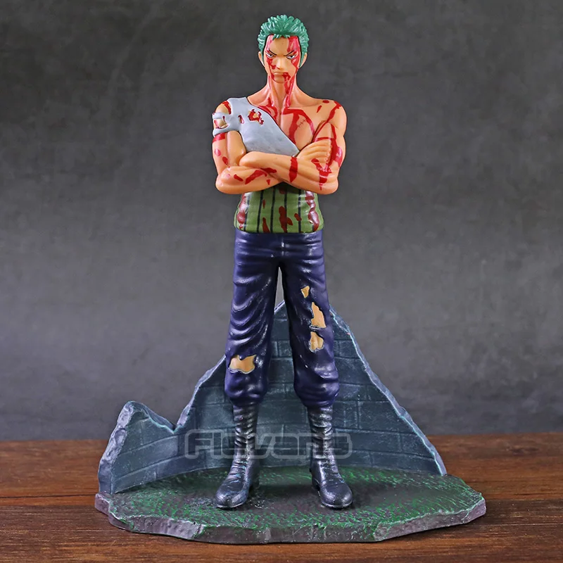 

Anime One Piece Roronoa Zoro Battle Damage Ver. GK Staute PVC Figure Collectible Model Toy