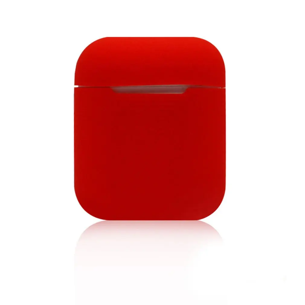 Мягкий ударостойкий силиконовый чехол для AirPods беспроводной защитный чехол для наушников для Air Pods зарядка защитная коробка - Цвет: 01