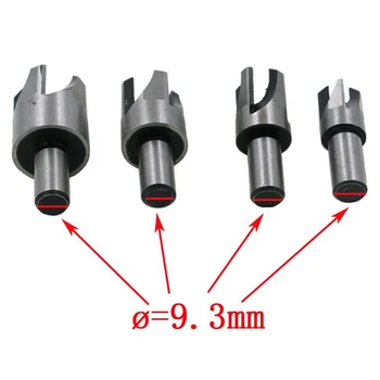 

8pcs Steel Wood Plug Cutters Woodworking Dowel Maker Cutting Drill Bit Tool 6mm 8mm 10mm 13mm Plug Cutters