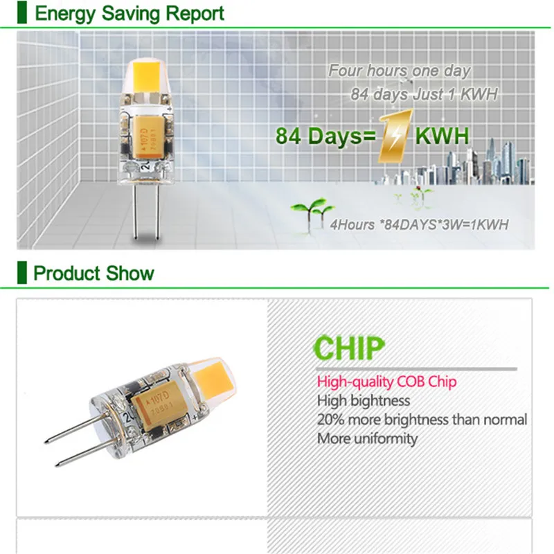 Новинка G4 AC DC 12V 220V Светодиодная лампа SMD 6W с регулируемой яркостью, сменный галогенный светильник с углом луча 360, светодиодный ламповый светильник