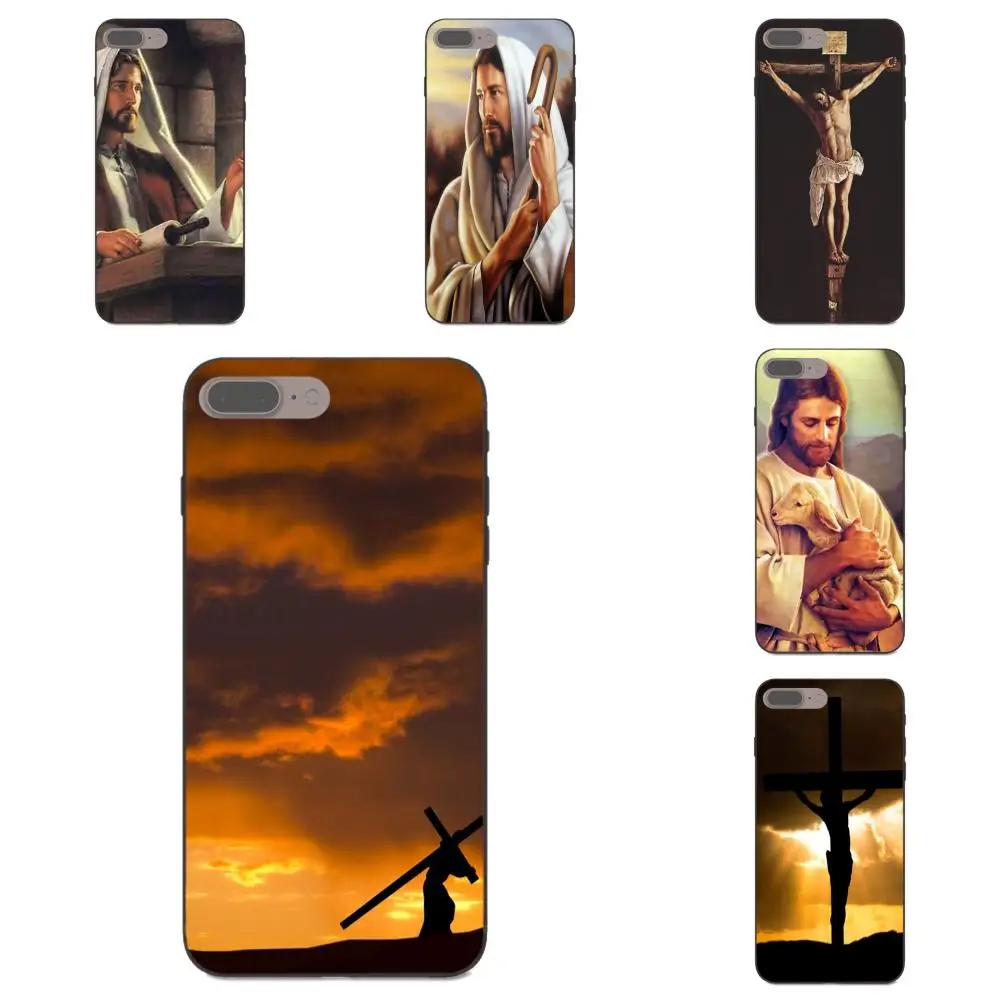 

Phone Case Cover For Galaxy C5 C7 J1 J2 J3 J330 J5 J6 J7 J730 2017 Ace Core Duo Max Mini Plus Prime Pro Christian Jesus Crosses